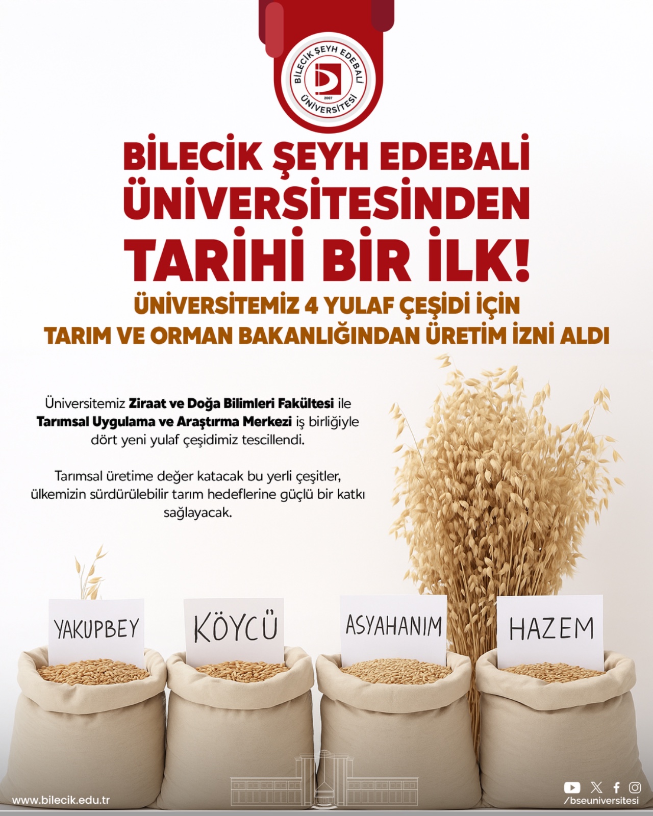 Üniversitemizden Yerli Tohumculukta Tarihi Adım